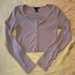 Long sleeve crop top